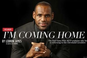 回家了🥺11年前的今天 詹姆斯宣布将重回克利夫兰👏