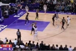 这是个中锋？凯斯勒三分+击地妙传+前场助攻 开局就全面发挥！